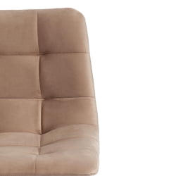 Барный стул CHILLY (mod.7095б) ткань/металл, 53х44х104 см, высота до сиденья 76 см, бежевый barkhat 5/черный