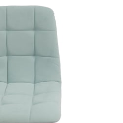 Стул CХИЛЛЙ МАКС Велюр/металл , 45 х 54 х 90 см , бирюзовый 20/белый / CHILLY MAX
