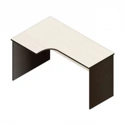 Стол компьютерный угловой Р.РС-14 (левый) венге/дуб молочный