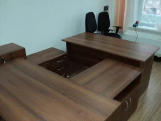 Тумба офисная Альфа 62.45 орех Пегас