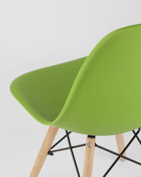 Стул Еамес Стиле ДСВ зеленый (разборный каркас) / Eames Style DSW
