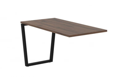 Брифинг-приставка ЕДИС ЕВБ 1367 Дуб Денвер темный Черный / EDIS EVB