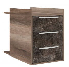 Тумба под стол B-TONE BTN36130342 Вяз Бетон темный