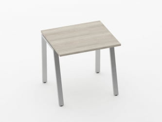 Стол прямой Deka Л-обр. каркас 73.07.08 Дуб Сантана светлый