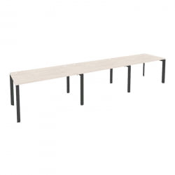 Рабочая станция на П-образном м/к ОНИКС О.МП-РС-3.3.8 Денвер Светлый/Антрацит / ONIX O.MP-RS-3.3.8