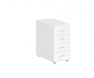 Тумба приставная с 4 ящиками Sigma SG.523.WH.WH Белый