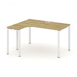 Стол эргономичный левый CONCEPT CN.SA-001(L) Дуб Винченцо Белый