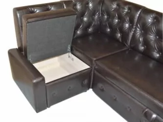 Диван угловой раскладной Зефир Комбинация 3 Остин Умбер