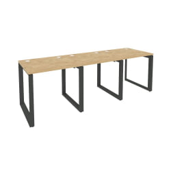 Рабочая станция на О-образном м/к ONIX O.MO-RS-3.0.7 Тиквуд Светлый/Антрацит