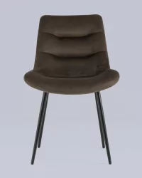 Стул Остин велюр Темно-коричневый