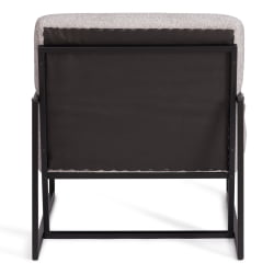 Кресло Charli LUX/Чарли Люкс велюр/букле, VT shape silver, 70х80х82 см