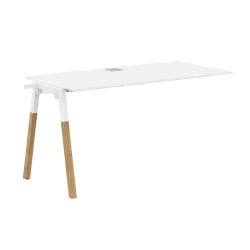 Рабочая станция Forta FIST 1367 Белый премиум Дуб Гамильтон