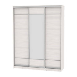 Шкаф-купе B-230х180х60-2(ЯАС-D7D8D7)