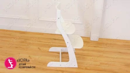 Детский стул из фанеры Усура Белый