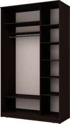 Двустворчатый гардеробный шкаф Хит-24-12-15 Аруба Венге