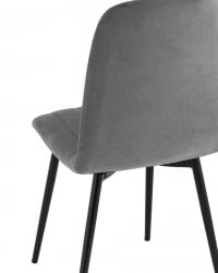 Стул Easy велюр темно-серый 4 шт. комплект