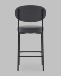 Стул Полубарный Бриф DD ПБ велюр темно-серый