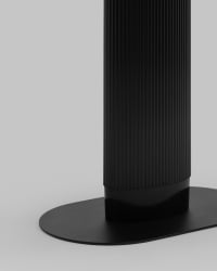 Стол овальный обеденный Mystery 130*80 черный