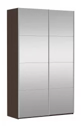 Шкаф-купе двухдверный Прайм 1200 Зеркало/Зеркало Венге
