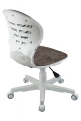 Кресло 1139 FW PL White велюр Bliss 07 шоколад