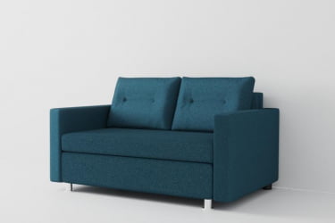 Диван Лоджия (Berhouse) Цвет фасада: Азур; Тип: Прямой; Материал фасада: Рогожка