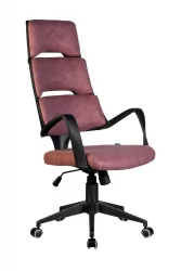 Кресло оператора Riva Chair SAKURA (черный пластик) Терракота