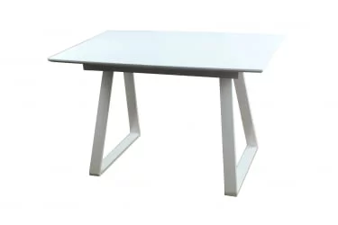 Стол обеденный раскладной Детройт 120-160 Белый