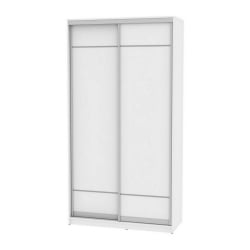 Шкаф-купе белый лдсп B-220х120х60-3(Белый-D7D7)