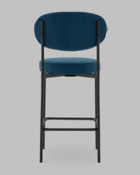 Стул Полубарный Бриф DD ПБ велюр синий