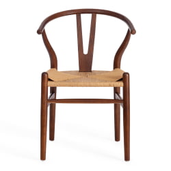 Стул WISHBONE (mod.CB2212) дерево вяз, 57*50.5*79.5, Темный Орех (№5)