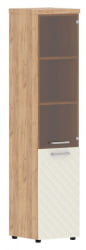 Шкаф колонка комбинированная с топом (левый) Torr LUX TLHC 42.2 L Дуб Бофорд Латте
