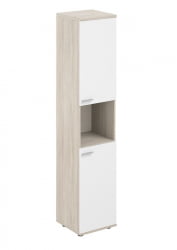 Офисный шкаф Sigma SG.846.OL.WH.WH.R Дуб светлый Белый