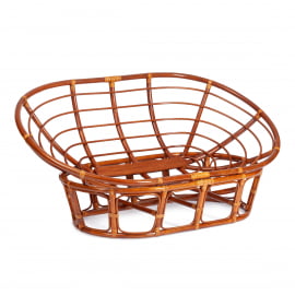 Диван MAMASAN/МАМАСАН 23/02 W /с подушкой/ подушка 182х119 см, 169х102х80 см, Cognac (коньяк), ткань, оранжевый, С 23