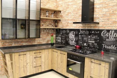 Глянцевый фартук (КОМПОЗИТ) KM 33