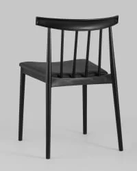 Стул пластиковый Ranch с мягким сиденьем Черный