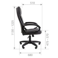 Кресло руководителя Chairman 794 LT экокожа Коричневый