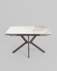 Стол раскладной Marmer 120-180*80*76 см керамика капучино