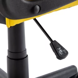 Кресло компьютерное BRABIX Shark GM-203 экокожа Черный-желтый