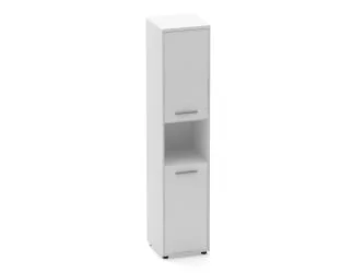 Шкаф 4 узкий закрытый, с нишей Deka 10.19.12Пр Белый