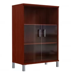 Стеллаж стекло тонированное В420.5 Бургунди