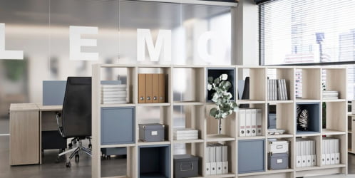 Комплект дверей средних (2 шт.) LEMO L-018 Маренго