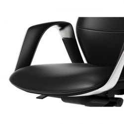 Эргономичное кресло руководителя Eureka OC07 SERENE (Nappa кожа), черное