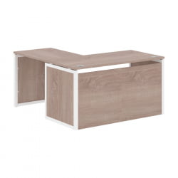 Стол письменный угловой правый XTEN-QP XQPCT 1415H R Дуб Сонома Белый