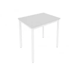 Стол письменный на металлокаркасе СЛИМ СЙСТЕМ С.СП-2.1 Серый-Белый / SLIM SYSTEM