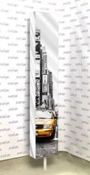 Узкий шкаф Зум Шелф Арт Молочный дуб