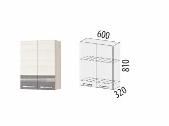 Шкаф-сушка Графит 74.01 Сосна Астрид/Ваниль/Графит
