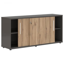 Шкаф с дверьми-купе ЕДИС ЕЛC 1643 Дуб Денвер светлый Белый Мокко / EDIS ELC