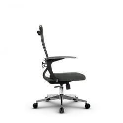 Кресло офисное МЕТТА B 2b 19/U158, Основание 17834 Комплект 3 Темно-серое