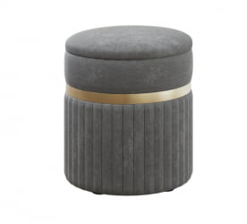 Пуф Монако 902.90 Десерт Серый