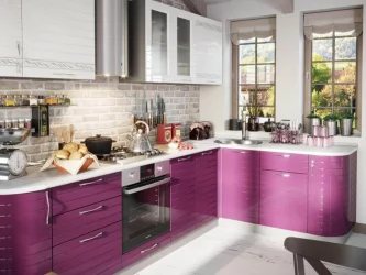 Тумба кухонная угловая 1000 Анастасия ЛД 021.062.000 Ежевика